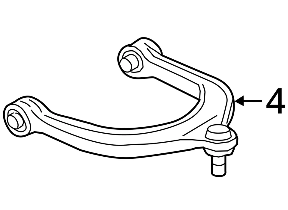 Brazo de control superior delantero derecho BMW X5 X6 X7 G05 G06 G07 2019-2024 OEM Foto 4 de 4