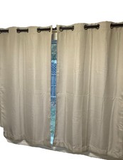 At Home Living Room Curtains 2 Panels Beige 63x40