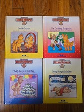 Vtg 80s Teddy Ruxpin Book Lot - Hardcover, Lullabies, Songbook, Birthday, Grubby