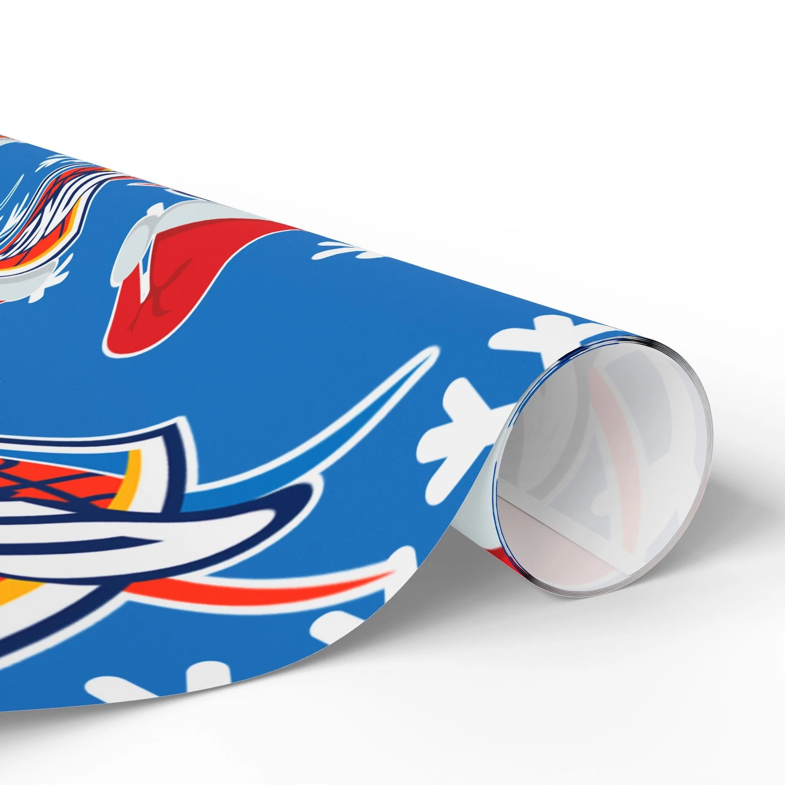 Oklahoma City Thunder Gift Wrapping Paper for Holidays Christmas