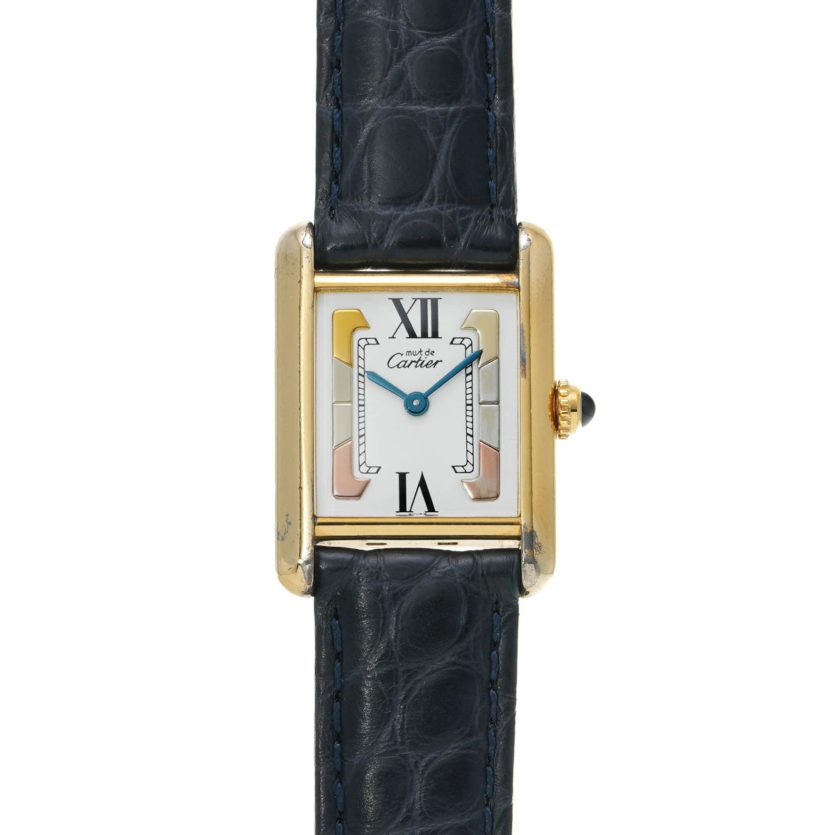 CARTIER Must Tank Vermeil SM 5057001 White Ladies Watch CARTIER Watch Luxury Wat