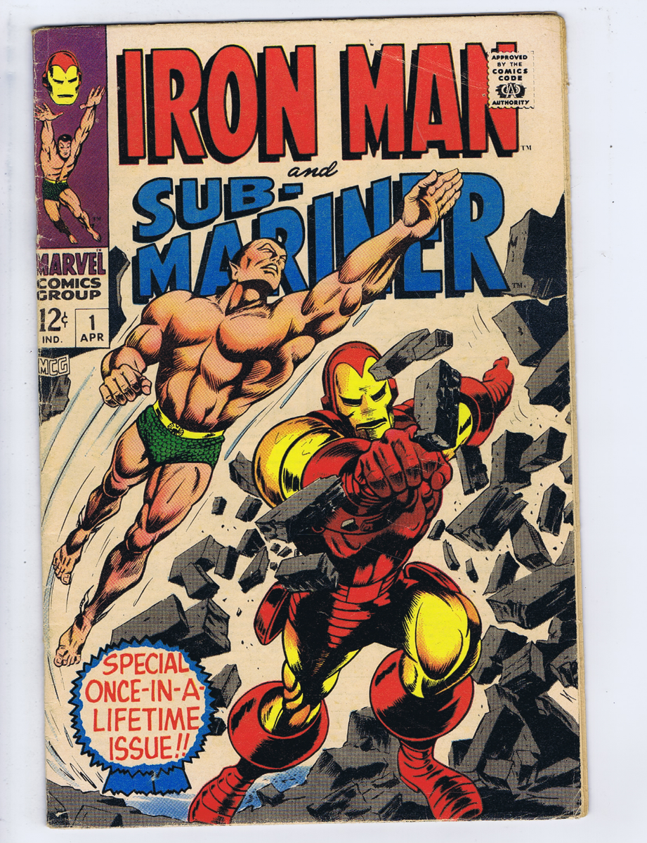 Iron Man and Sub-Mariner # 1 Marvel 1968 The Torrent Without - The