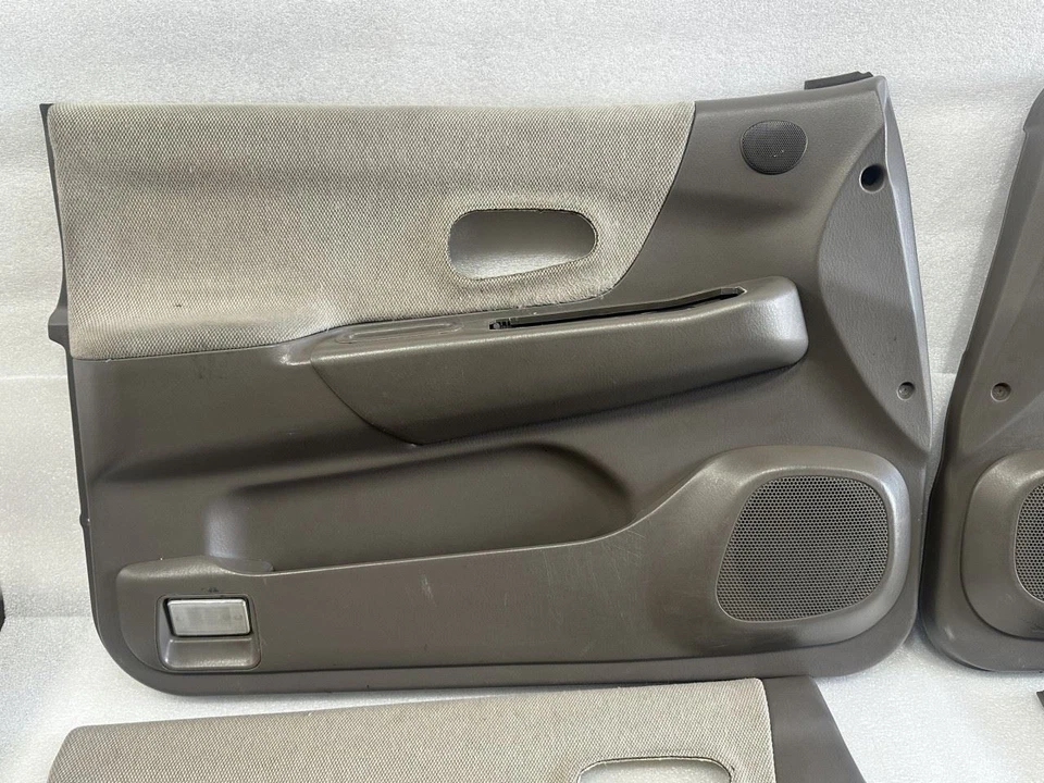 1997 1998 1999 MITSUBISHI MONTERO SPORT DOOR TRIM PANELS FRONT REAR SET TAN - Image 2 of 4