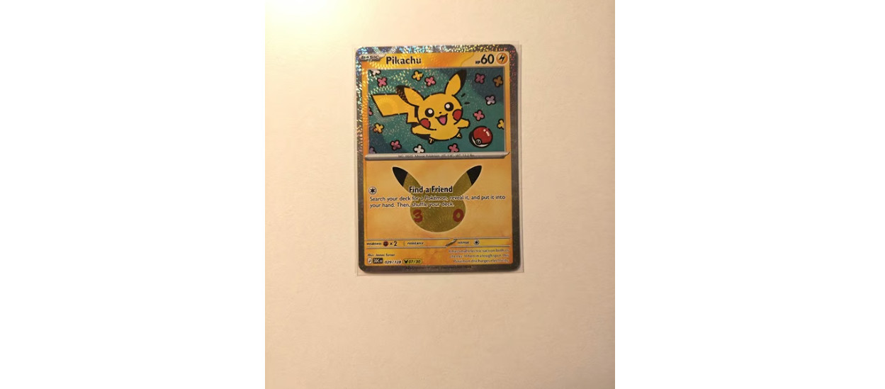 Pikachu 029/128 Me: 30th Celebration Holo
