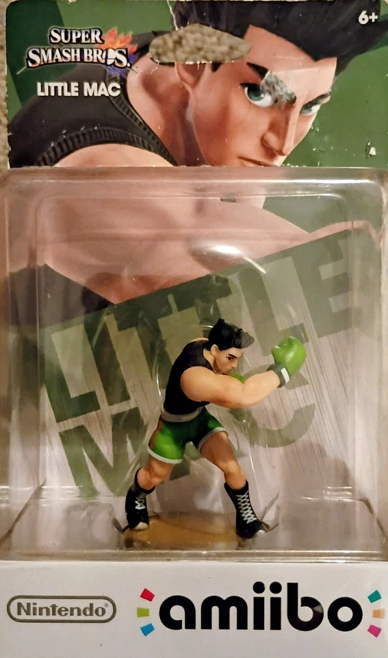 Lote de 4 Amiibo Little Mac Ken Ryu y Roy Super Smash Bros Nintendo Foto 2 de 4