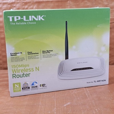 TP-Link TL-WR740N Wireless N150 Home Router, 150Mpbs, IP QoS, WPS Button
