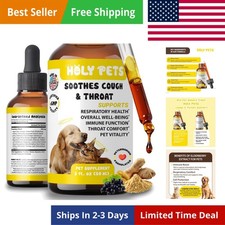 Cough Medicine for Dogs Cats, Respiratory Infection Support - Sneezing Reli...