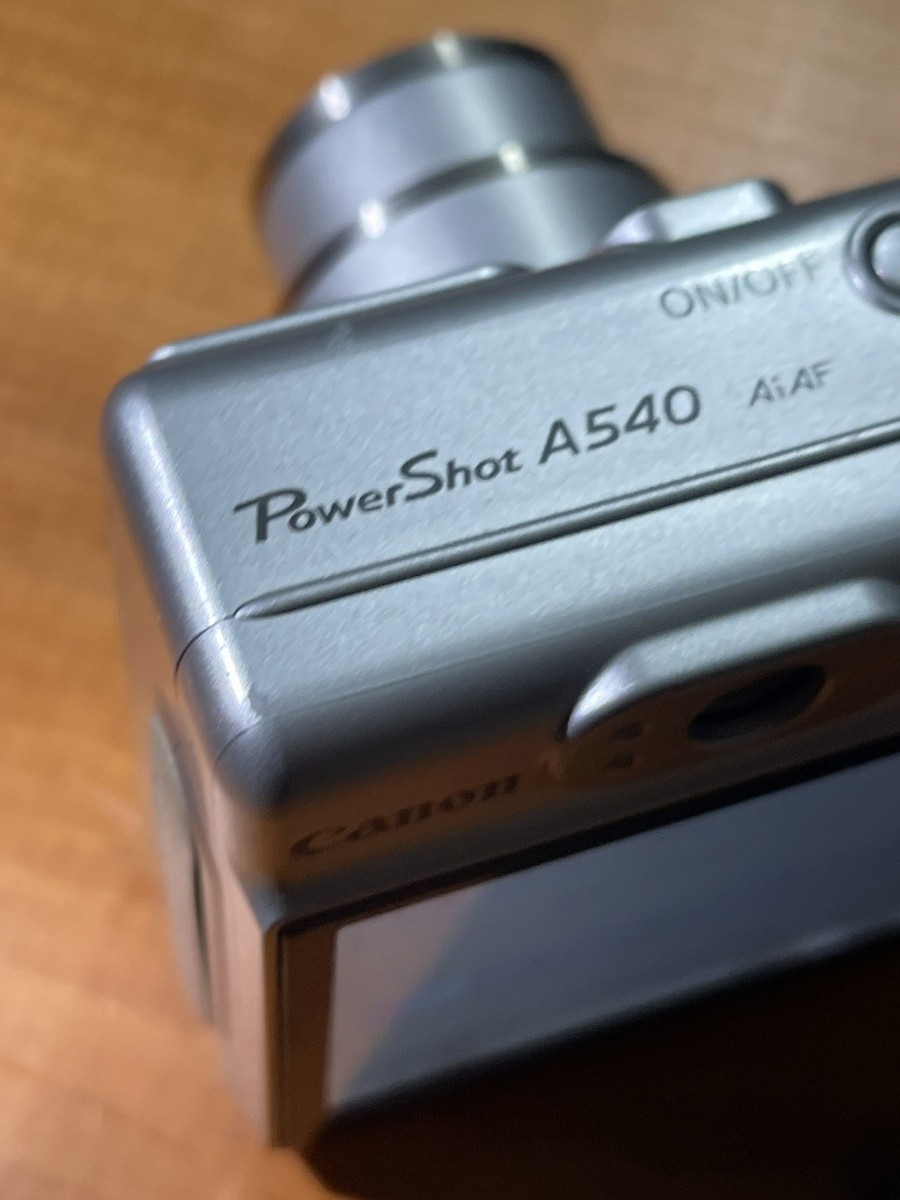Canon PowerShot A540 6.0MP Digital Camera - Silver for sale online