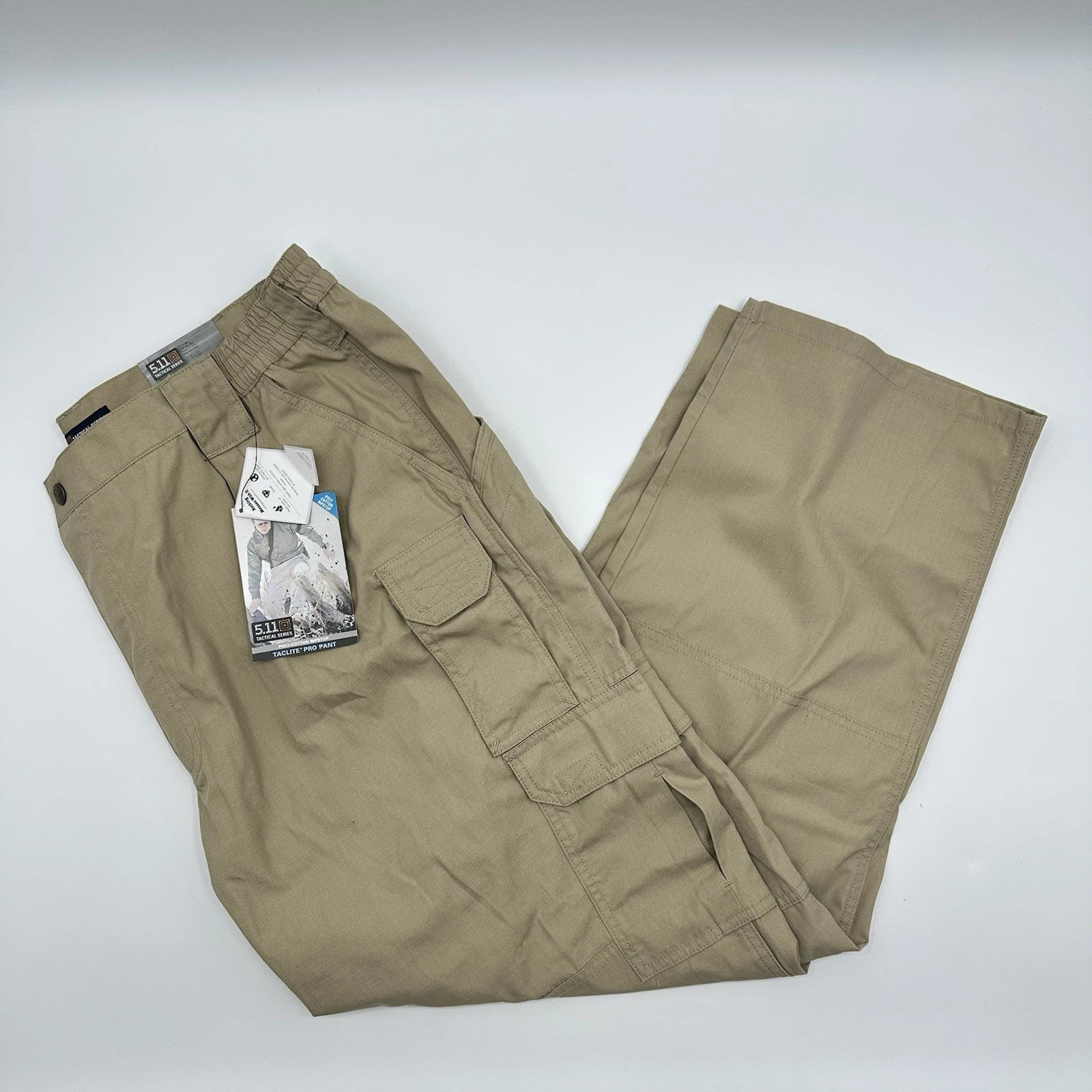 5.11 Taclite Pro Pants Pants 42X30 Khaki 74273 Cargo Pockets Tactical Series NWT