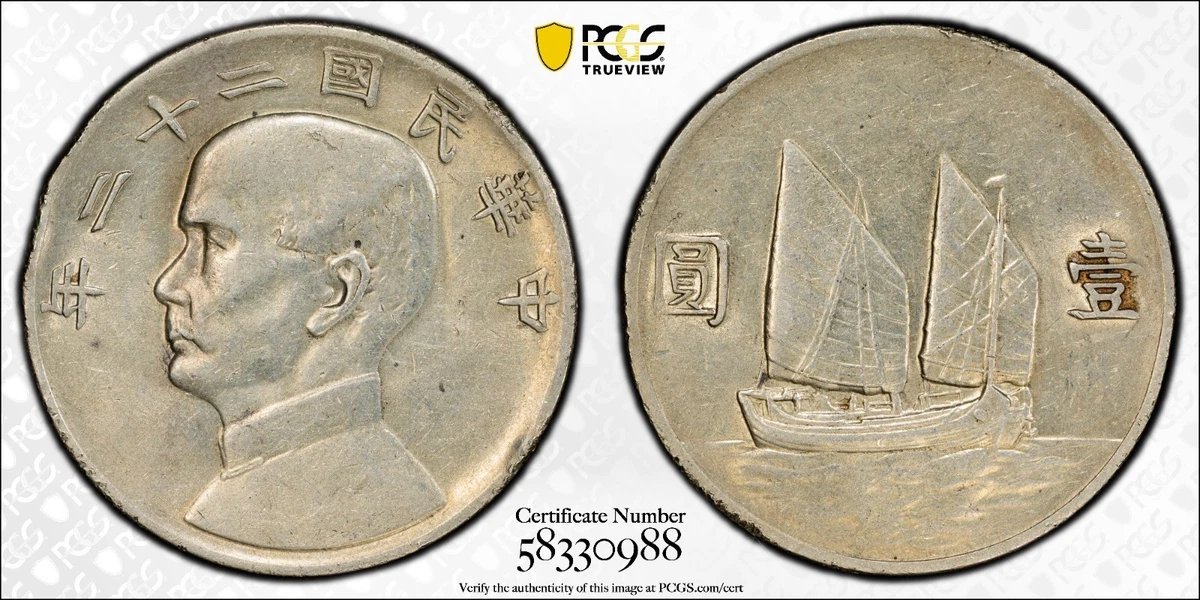 1933 年中华帝国银币(Pre - 1948) | eBay