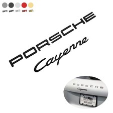 For PORSCHE Cayenne Letters Rear Badge Emblem Look Deck Lid 958