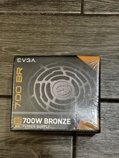 EVGA 700 BR 700W Bronze 80 Plus Power Supply, 100-BR-0700-K1 PSU, Brand New!