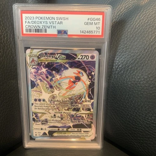2023 Deoxys VSTAR Crown Zenith GG46/GG70 PSA 10 Pokémon SWSH