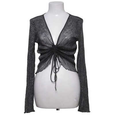 Kendall & Kylie, Crop Top, Größe: L, Schwarz, Nylon, Einfarbig, Damen #UNY