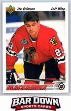 1991-92 Upper Deck #416b Stu Grimson