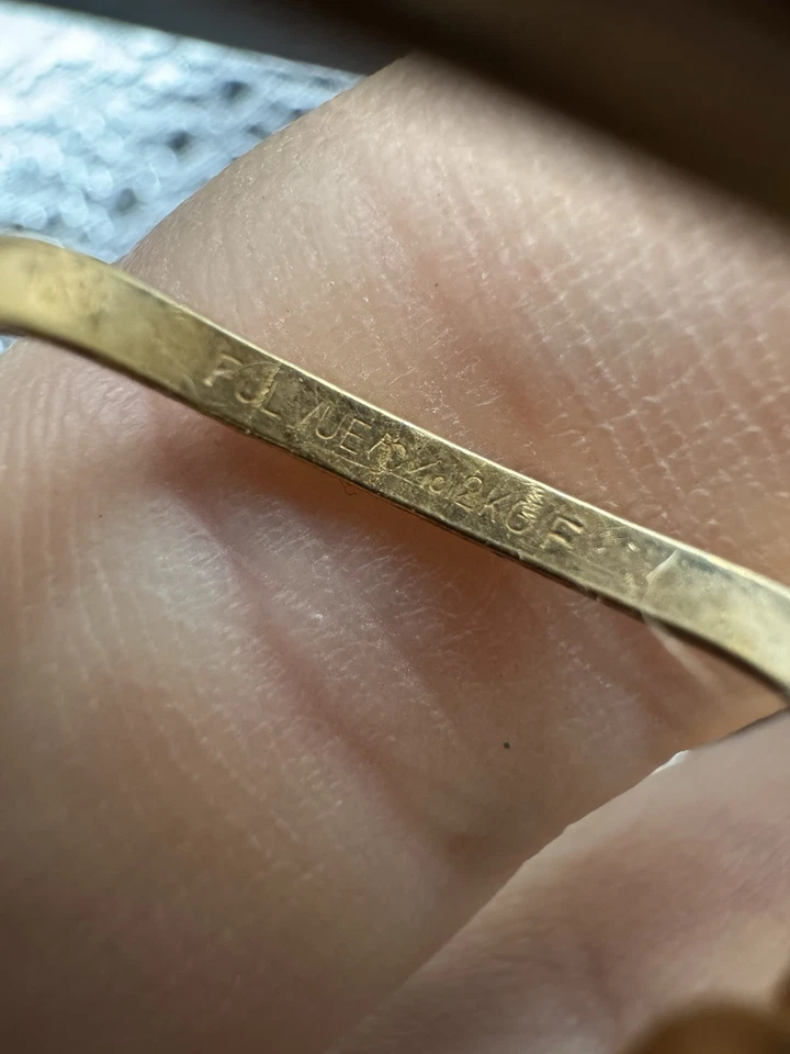 Marcos de gafas American Optical AO 1-10 12K GF rellenos de oro solo vintage Foto 3 de 4