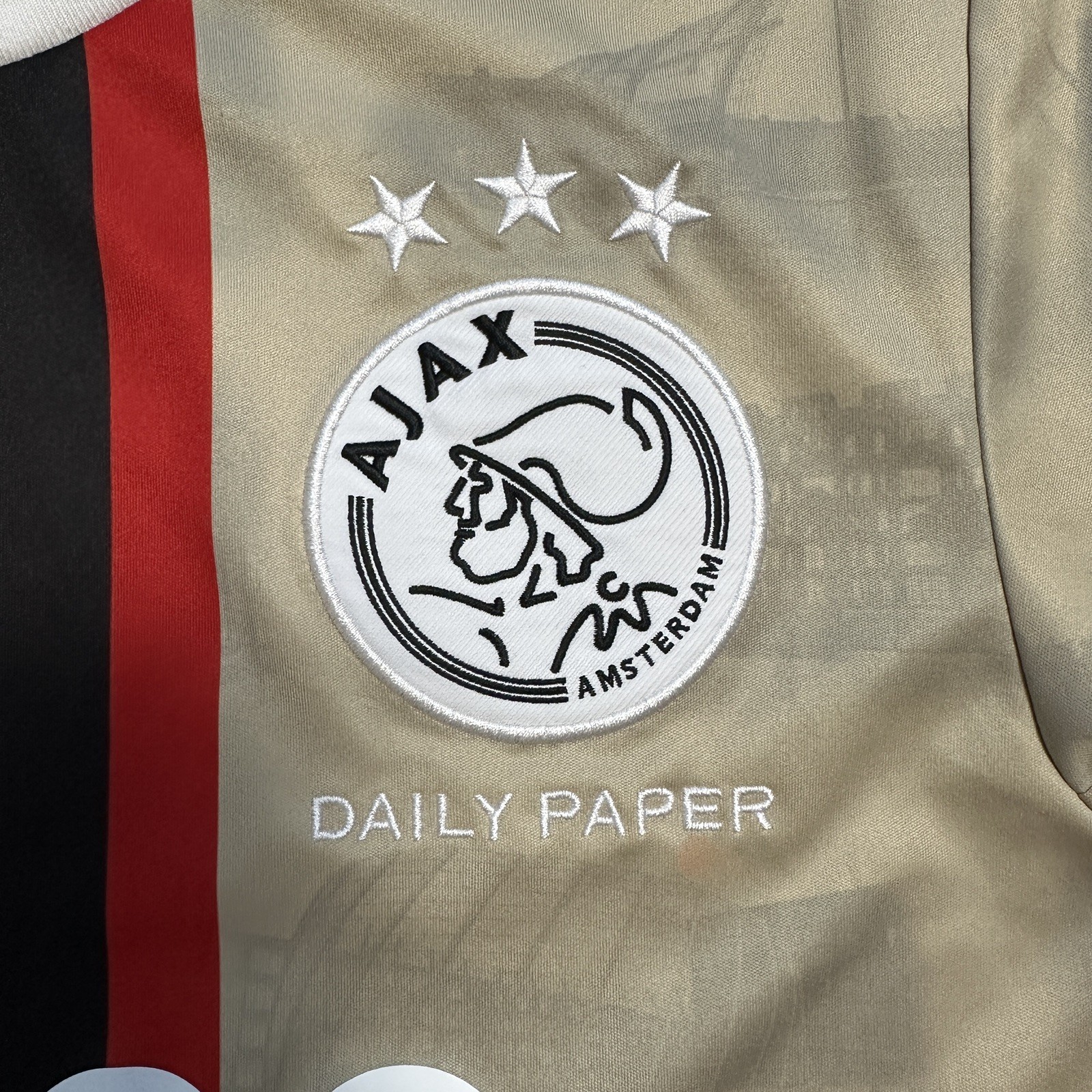 Original Ajax Amsterdam Football Shirt Mens Medium Adidas 2022/23 Third HG1393 thumbnail 4