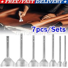 Arc-Shaped Leather Cutter Punch Set 10mm-40mm Strap End Punch Tool, Set of 7 New