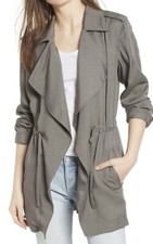 HINGE Women s Utility Jacket Medium Open Fron...