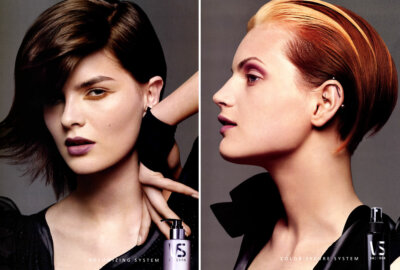 2000 Vidal Sassoon Mini Anden Guinevere Van Seenus Karen 10-page MAGAZINE AD