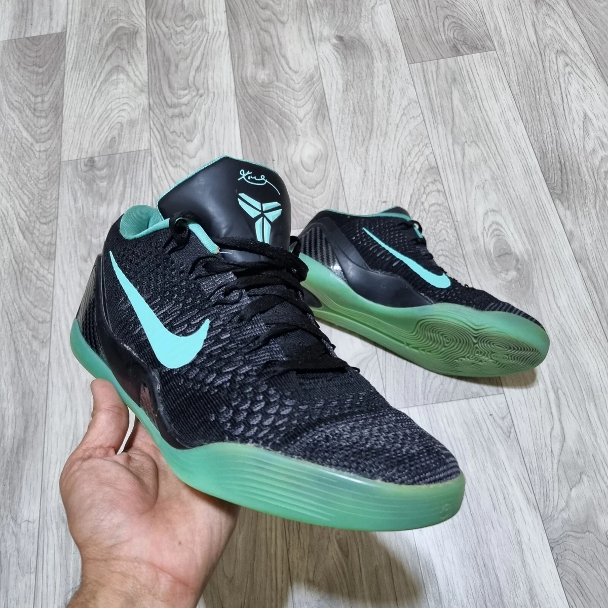 Nike Kobe 9 Elite Flyknit Dark Knight Low Sneakers Limited Edition