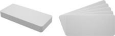  30 CD Disc Jewel Case Shelf Divider Cards - 3" x 6-3/4" - White Standard 30mil