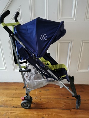 poussette maclaren bleu marine