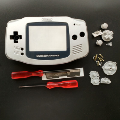 Brandneu Begrenzte Ersatz Gehäuse Hülle Für Game Boy Advance GBA - Silber