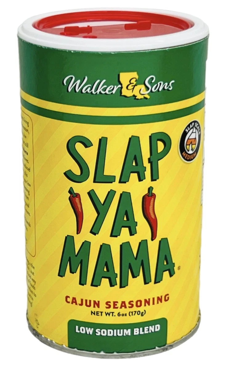 Walker Sons Slap Ya Mama Cajun Seasoning Low Sodium Blend 6 oz