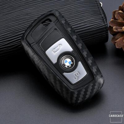 Schlüssel Case Hülle Carbon-Look für BMW E46 E82 E90 E91 F11 F20 F21 E70 E93 E85