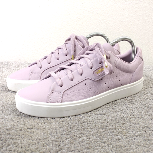 Adidas Originals Sleek Womens Size 8 Shoes Purple Sneakers Soft Vision EE8277