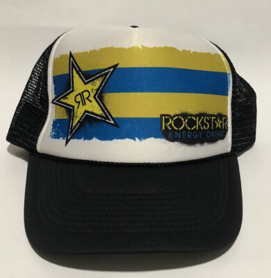 Rockstar Energy Drink Mesh Trucker Hat Baseball Cap Snapback