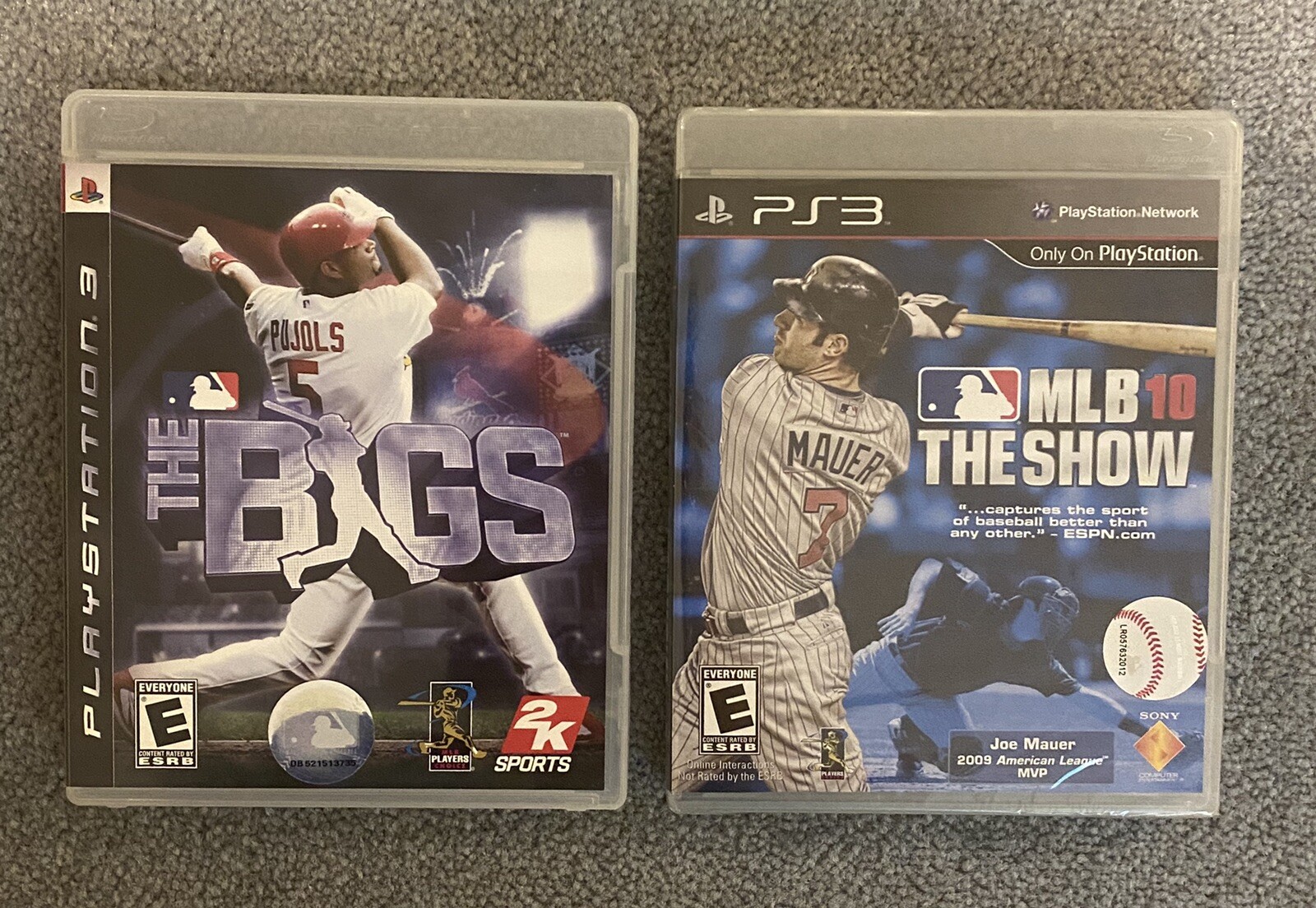 BUNDLE The Bigs & MLB 10 The Show (Sealed) Baseball Games