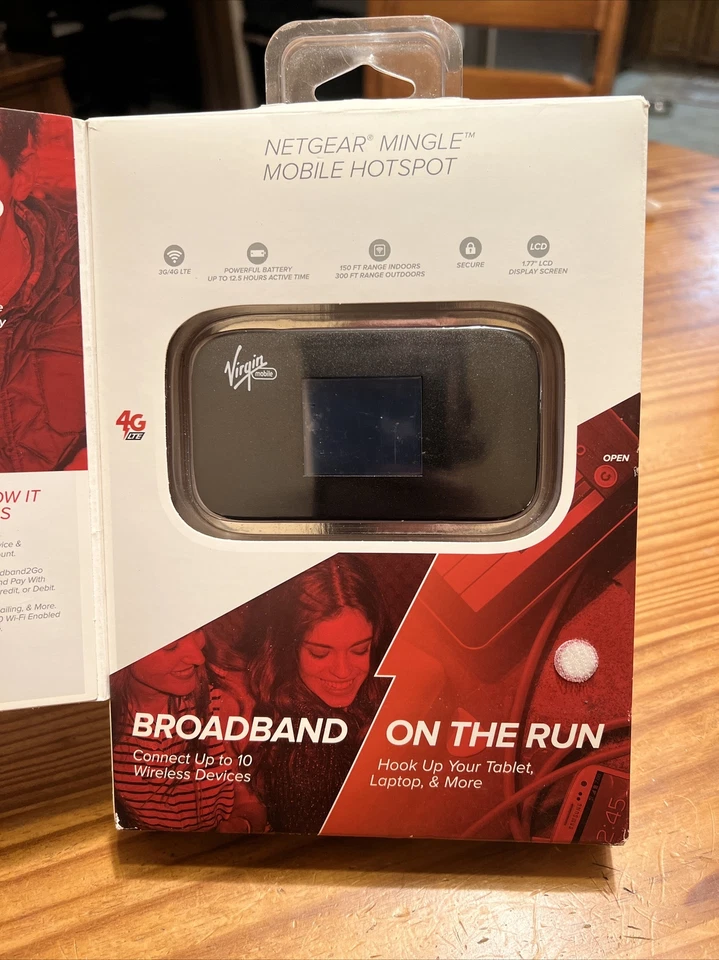 Netgear Mingle Mobile WiFi Hotspot (Virgin Mobile) - Image 2 of 4