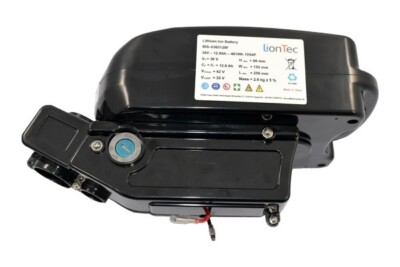 LionTec E-Bike Akku Fahrrad Batterie 36 V (37 V)  - 12,8Ah Frog-Type Viking