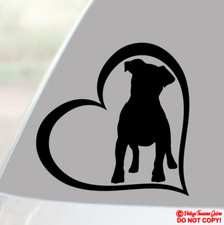 JACK RUSSELL TERRIER HEART Vinyl Decal Sticker Car Rear Window Bumper DOG PUPPY