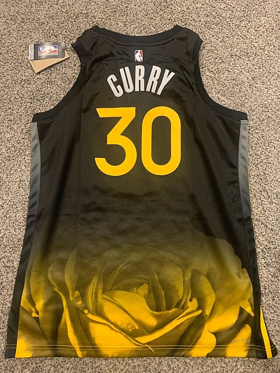 Nike Golden State Warriors 2022/23 Stephen Curry City Edition Swingman Jersey Black