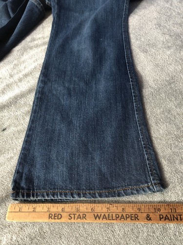 Jeans Dear By Amanda Bynes Embellecidos Tiro Bajo Bootleg Bootcut Azul Talla 16 y1 - Imagen 8 de 8