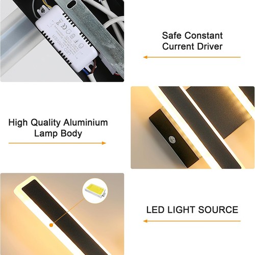 Wandlampe LED Wandleuchte LED Wandbeleuchtung Modern Flurlampe Treppenhauslampe - Bild 3 von 12