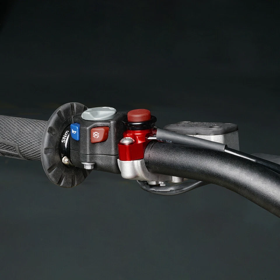 Botón interruptor de arranque Billet Engine Kill para Kawasaki KTM Suzuki Yamaha Husaberg Foto 2 de 4