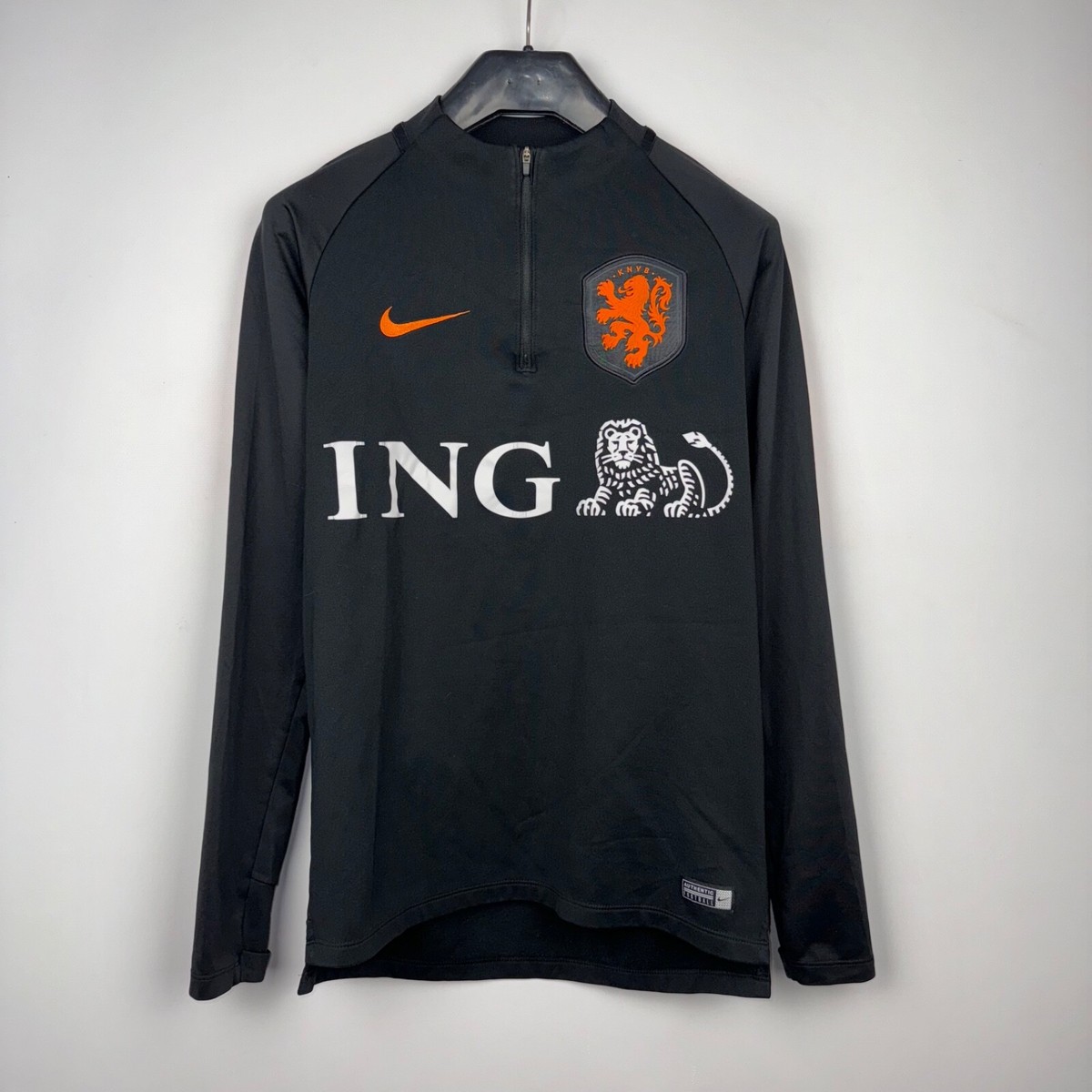 NETHERLANDS 2018 FOOTBALL SOCCER TRAINING SQUAD DRILL TOP NIKE