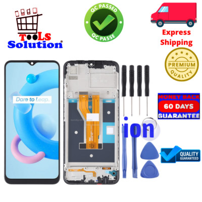 Display Für Realme C11 2021 RMX3231 + Rahmen Touchscreen Glas IPS Originalgleich