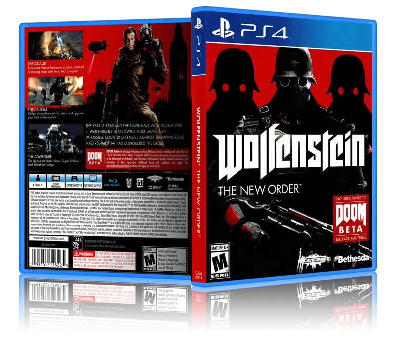 Wolfenstein ps4. Wolfenstein ps4 обложка. Wolfenstein the New order ps4. Вольфенштайн на пс4. Wolfenstein ps4 на двоих.