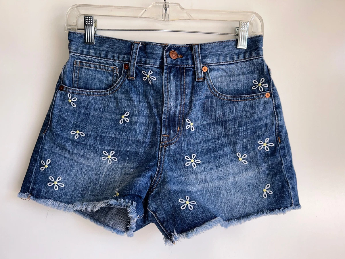 Madewell 2025 embroidered shorts