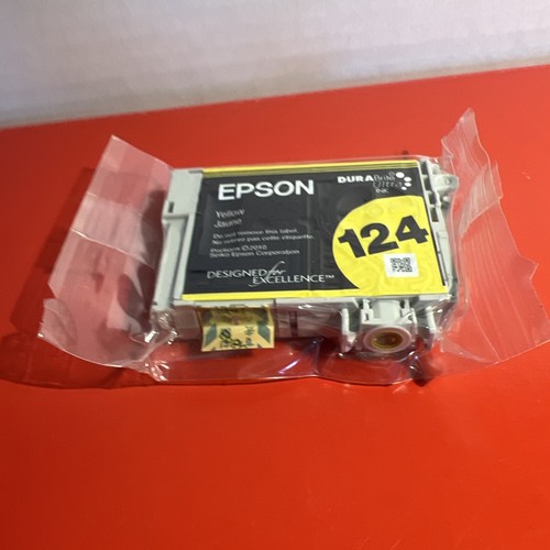 Original Epson gelb 124 Tintenpatrone DuraBrite Ultra Tinte, neu versiegelt ohne Karton - Bild 3 von 5