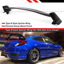 FOR 16-2021 10TH GEN HONDA CIVIC 2 DR COUPE CTR TYPE R STYLE TRUNK SPOILER WING