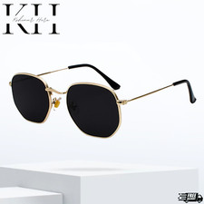 Oversize Gangster Glasses Men Dark Lens Flat Top Large Black OG Sunglasses