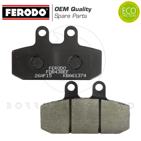 BremsbelÄGe Anteriori Ferodo FDB438EF Honda NX Transcity 125 1985 - 1987-image