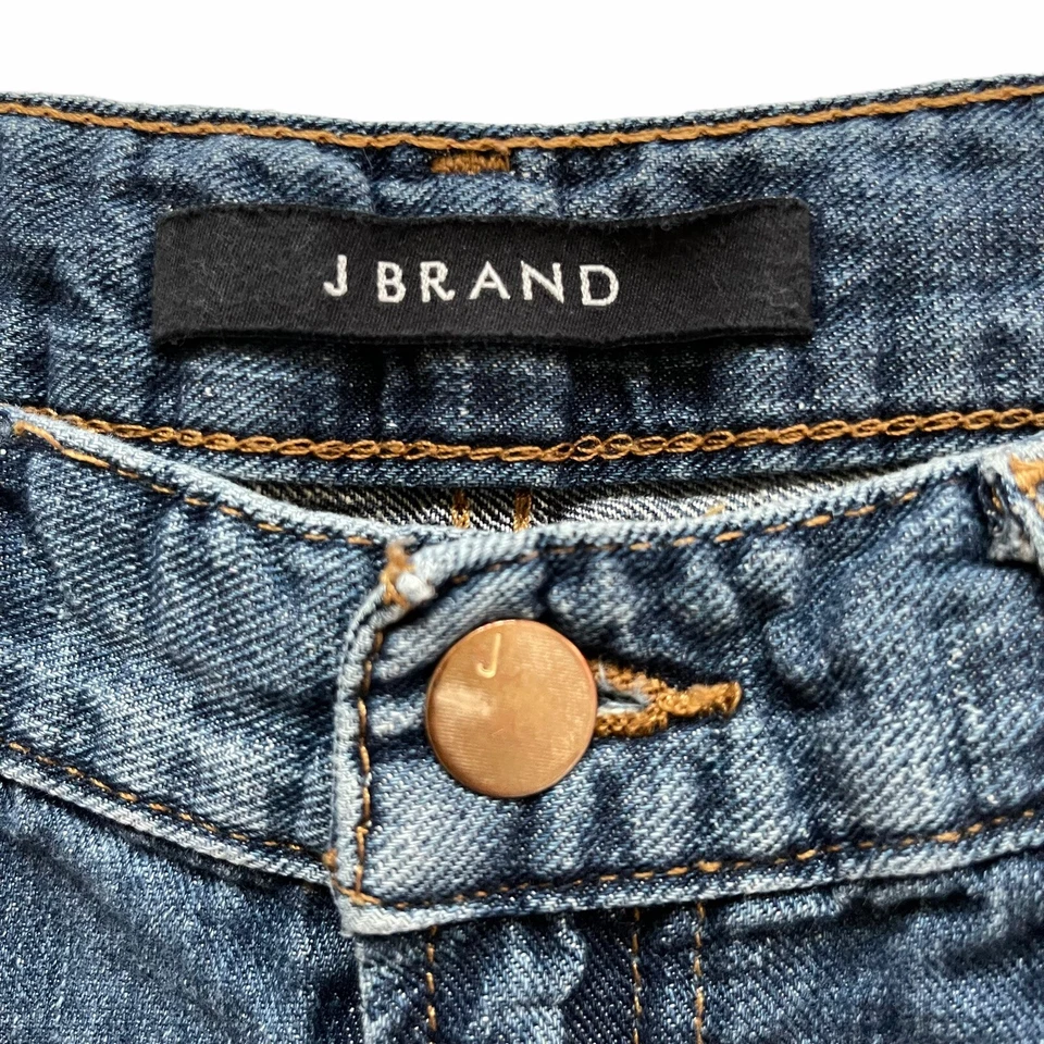 Pantalones Cortos Joey J Brand para Mujer Talla 24 Entrepierna 4" Dobladillo Plegable Algodón Envejecido Lino Foto 4 de 4