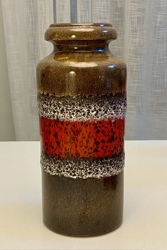 Vintage West German Fat Lava Vase Scheurich Keramik 517-30 - 11.75" Tall